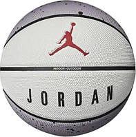 Мяч баскетбольный Nike JORDAN PLAYGROUND 2.0 8P DEFLATED CEMENT GREY/WHITE/BLACK/FIRE RED size 5