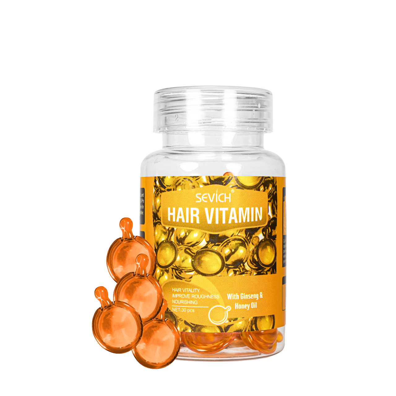 Вітаміни для волосся Інтенсивна терапія Sevich Hair Vitamin With Ginseng & Honey Oil, 30 шт, фото 1