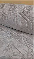 Наматрацник товстий Жаккард 180х200х25 сірий