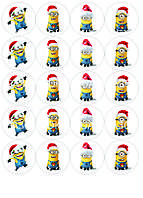 Міньйони 004 друк на вафельному папері