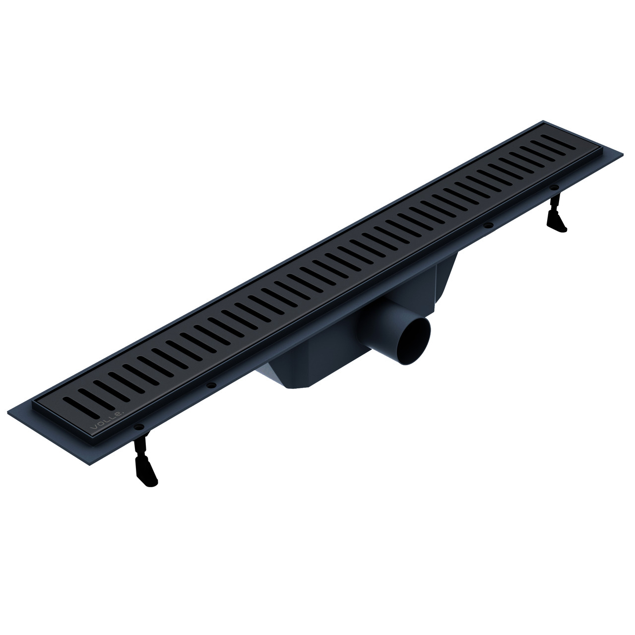 Лінійний трап 600мм, система сухий затвор, з решіткою лінія, de la noche Арт. 9000.200604