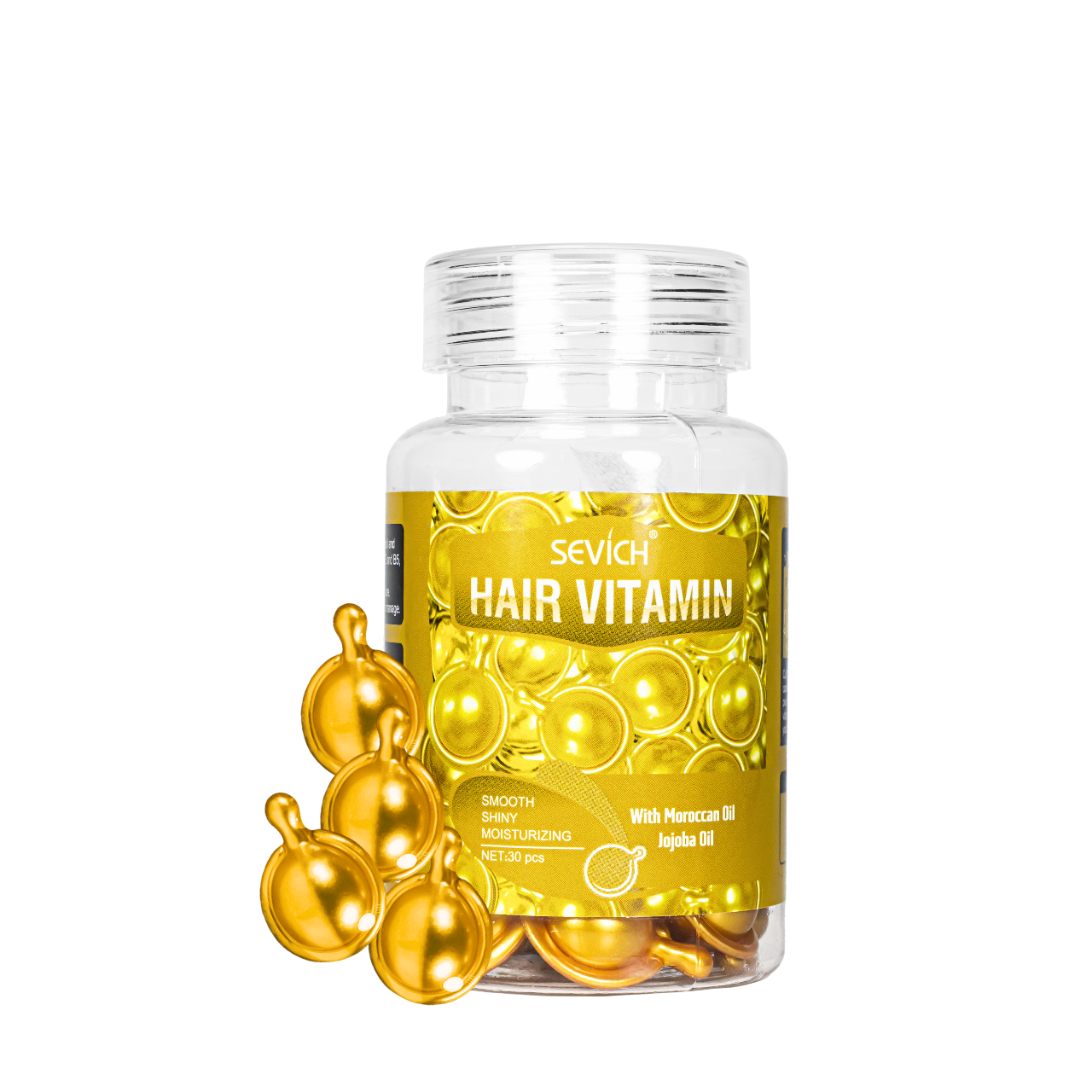 Вітаміни для ослабленого та сухого волосся Sevich Hair Vitamin With Maroccan Oil & Jojoba Oil, 30 шт