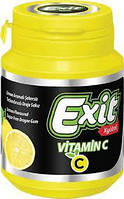Жевательная резинка БЕЗ САХАРА со вкусом лимона с витамином С Exit 50г Турция