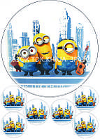 Міньйони 005 друк на вафельному папері