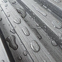 Декоративна стіновая рейка планка на стіну стінова панель 300х16х2,3см темно-сіра, фото 5