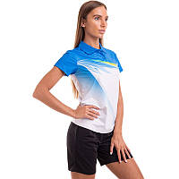 Волейбольная форма женская Lingo LD-3802-1 (рост 145-170 см, бело-синий)