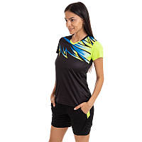 Волейбольна форма жіноча Lingo LD-P820-4 (зріст 145-170 см, чорний)