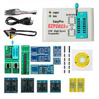 USB программатор EZP2023+ и набор адаптеров, 24 25 93 95 EEPROM, 25 FLASH, 106834