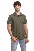 Мужская футболка Polo Поло, мужская поло с микролакосты с воротником