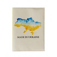 Обложка на ID Паспорт Made in Ukraine. Белая