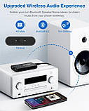 BlitzMax BM-BT05 Адаптер Audio 5.2 Bluetooth-передавач, 2 в 1 з кнопковим керуванням Бездротовий аудіо Bluetooth-адаптер для автом, фото 3