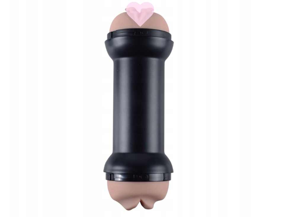 Високоякісний подвійний мастурбатор LOVETOY вагіна + рот AQUAglide