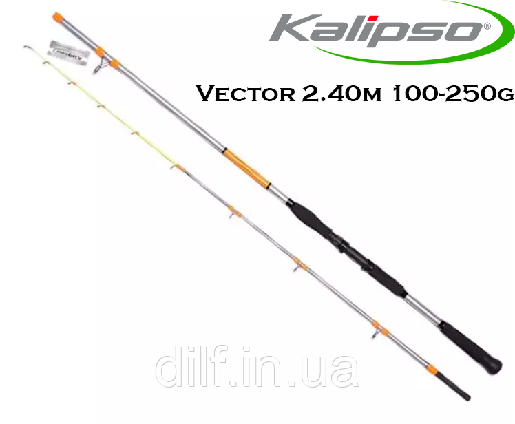 Вудилище спінінгове Kalipso Vector 2.40m 100-250g