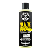 Полироль одношаговая Chemical Guys c содержанием силанта V4 All In One Polish + Shine + Sealant 473мл 181561