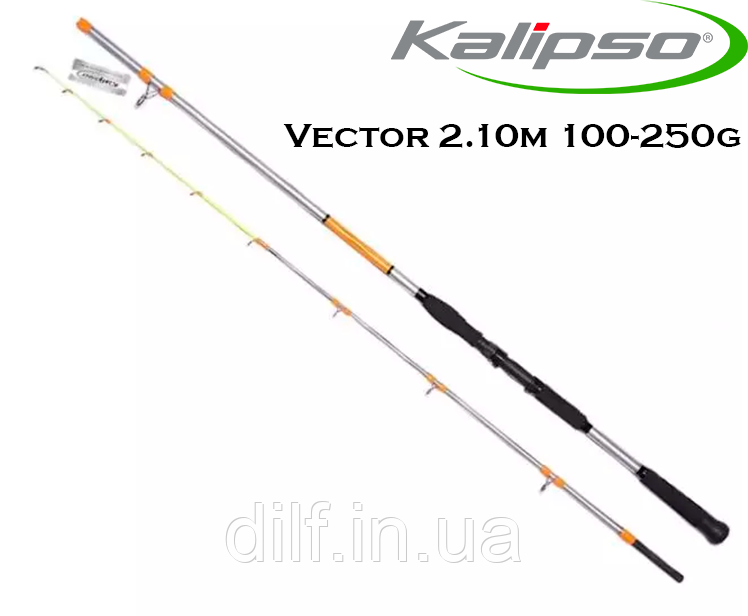 Вудилище спінінгове Kalipso Vector 2.10m 100-250g