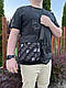 Барсетка Adidas чорного кольору / Чоловіча спортивна сумка через плече Адідас / Сумка Adidas, фото 2