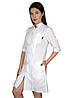 Жіночий медичний білий халат "Класик шик", фото 3