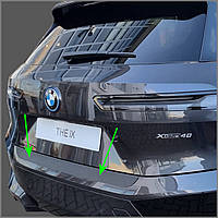 Пластиковая защитная накладка на задний бампер для BMW iX i20 2022+ M-Pack