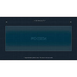 Захисне гібридне скло на монітор 13.6 9H PORSCHE CAYENNE 2023 -