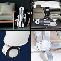 Дитячий стільчик для годування складаний Bestbaby BS-806 Graffiti 1 шт., фото 6