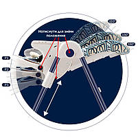 Дитячий стільчик для годування складаний Bestbaby BS-806 Graffiti 1 шт., фото 7