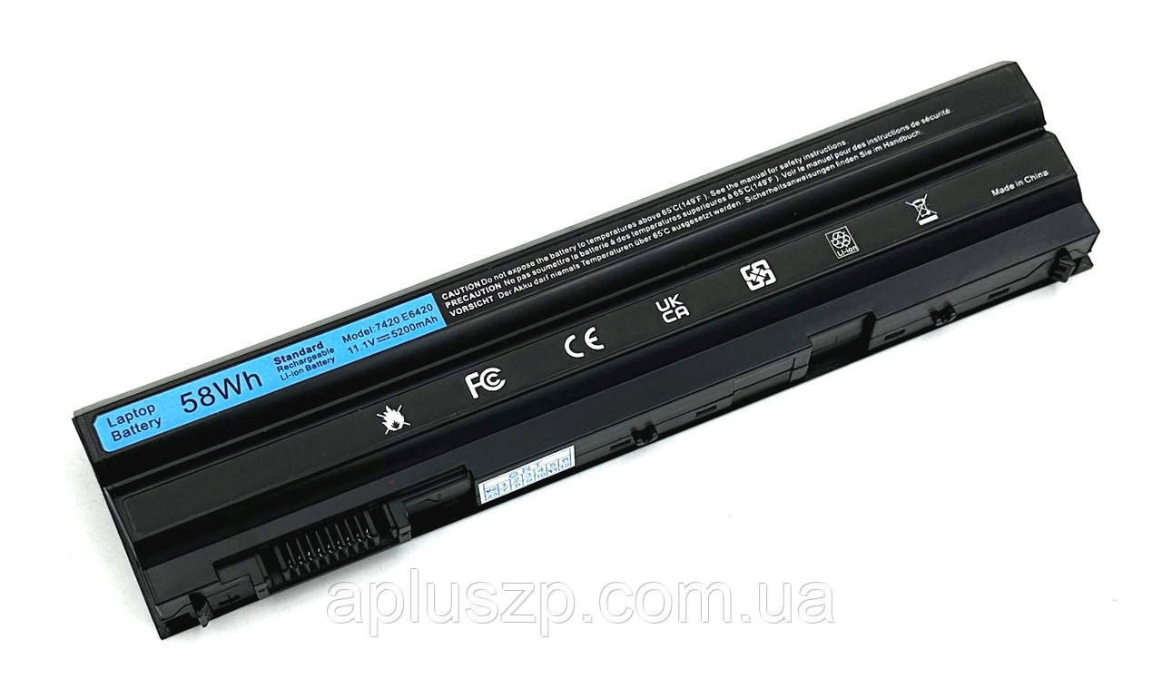 Акумулятор для ноутбука DELL E6420/7420 58WH 11.1V 5200 mAh