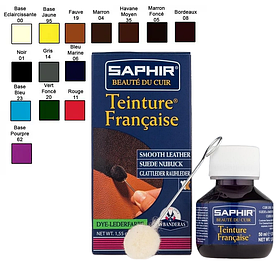 Барвник для гладкої шкіри Saphir Teinture Francaise 50 мл