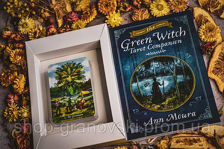 Подарунковий набір таро - Зеленої відьми, The Green Witch Tarot, книга + карти, фото 2