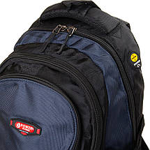 PODIUM Рюкзак Міський нейлон Power In Eavas 9060 black-blue, фото 5