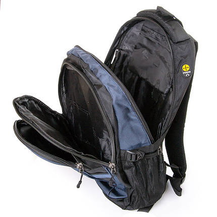 PODIUM Рюкзак Міський нейлон Power In Eavas 9060 black-blue, фото 3