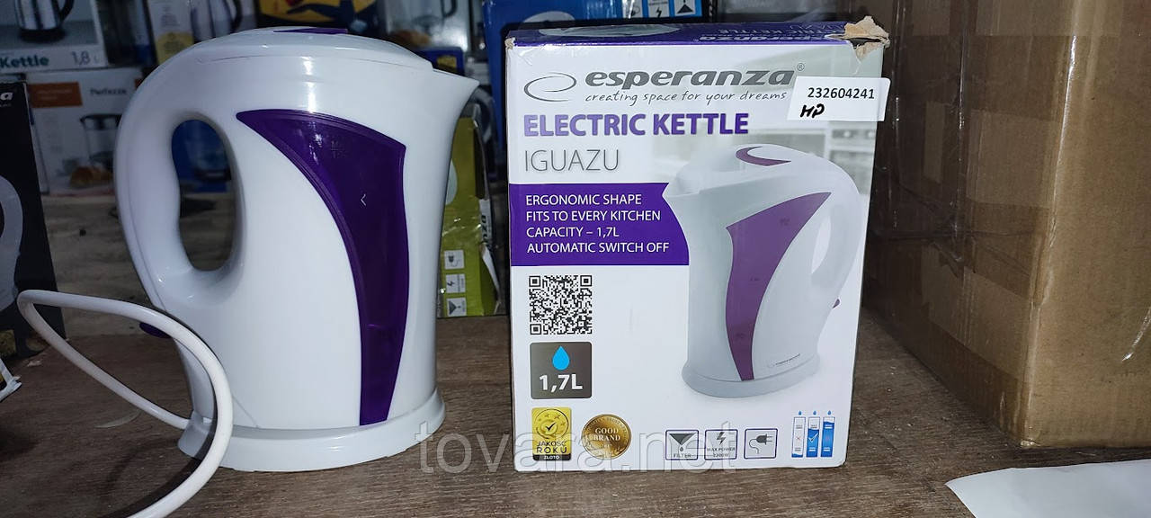 Електричний чайник Esperanza EKK018V No 232604241