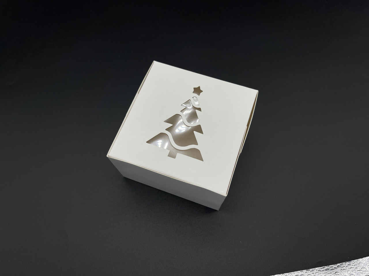 Упаковка для тортів, капкейків, пряників. Колір білий. 10х10х6см, фото 1