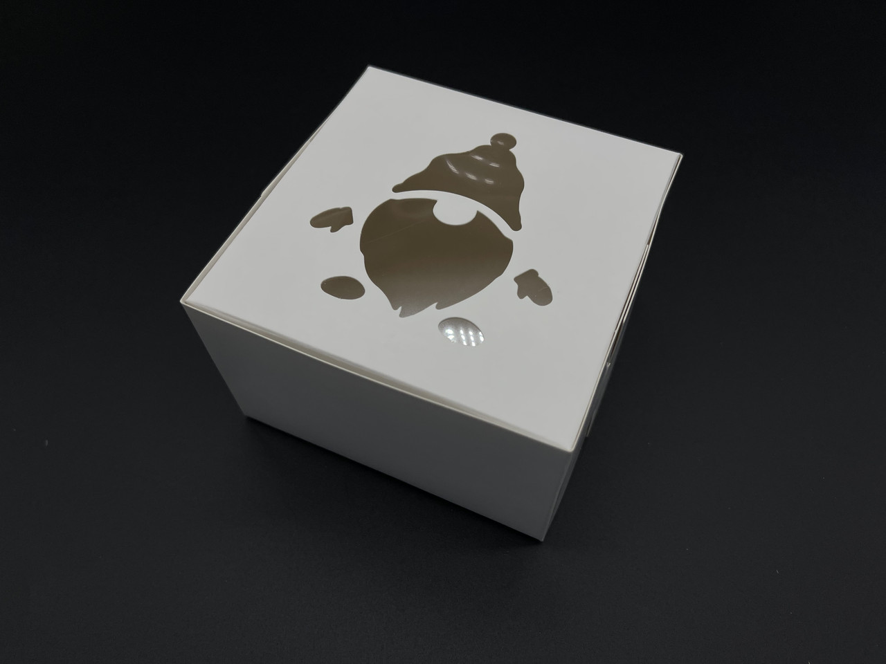 Упаковка для тортів, капкейків, пряників. Колір білий. 10х10х6см, фото 1