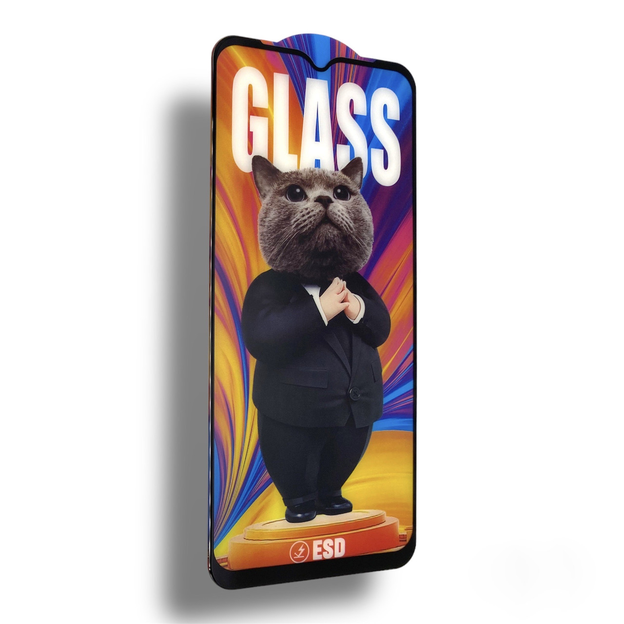 Захисне скло CDK Full Glue Cat ESD Anti-Dust для Samsung Galaxy M14 (M146) (016194) (black)