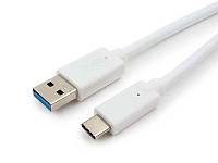 Кабель USB 3.0 (AM) - Type-C (CM) 1.8м Cablexpert CCP-USB3-AMCM-6-W белый