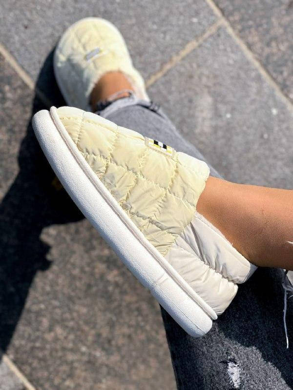 Дутики Superme YELLOW короткі хутряні угги низькі не промокаючі зимові теплі, фото 4