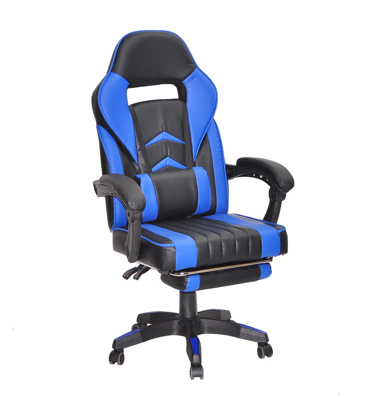 Геймерське крісло 109+ F Onder Mebli екошкіра, чорний/синій