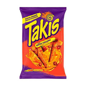 Снеки Takis Fuego Principiante Hot Chili Cheese Tortilla Chips Гострі 90g