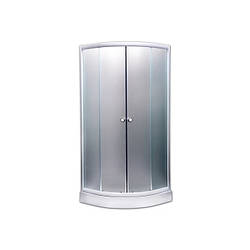Душова кабіна GM-6013 90x90x190 матове скло(грейп) мілкий піддон
