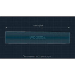 Захисне гібридне скло на монітор 26.9" 9H PORSCHE CAYENNE 2023 -