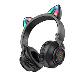 Бездротові навушники BOROFONE BO18 Cat ear BT headphones Black ly