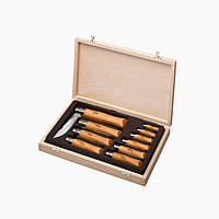 Набір ножів Opinel Classic No.02-12 VRN Wooden Gift Box Set (183102)