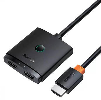 Розгалужувач двонаправлений Baseus AirJoy 2-in-1 HDMI Switch 60 Гц 4K кабель 1м B01331105111-01