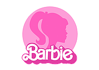 "Barbie film" - Наклейка На шарик 140 мм.