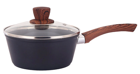 Ківш нерж. "Bravo Chef" 18cм 1,6л з кришкою №BC-4101-18(8)