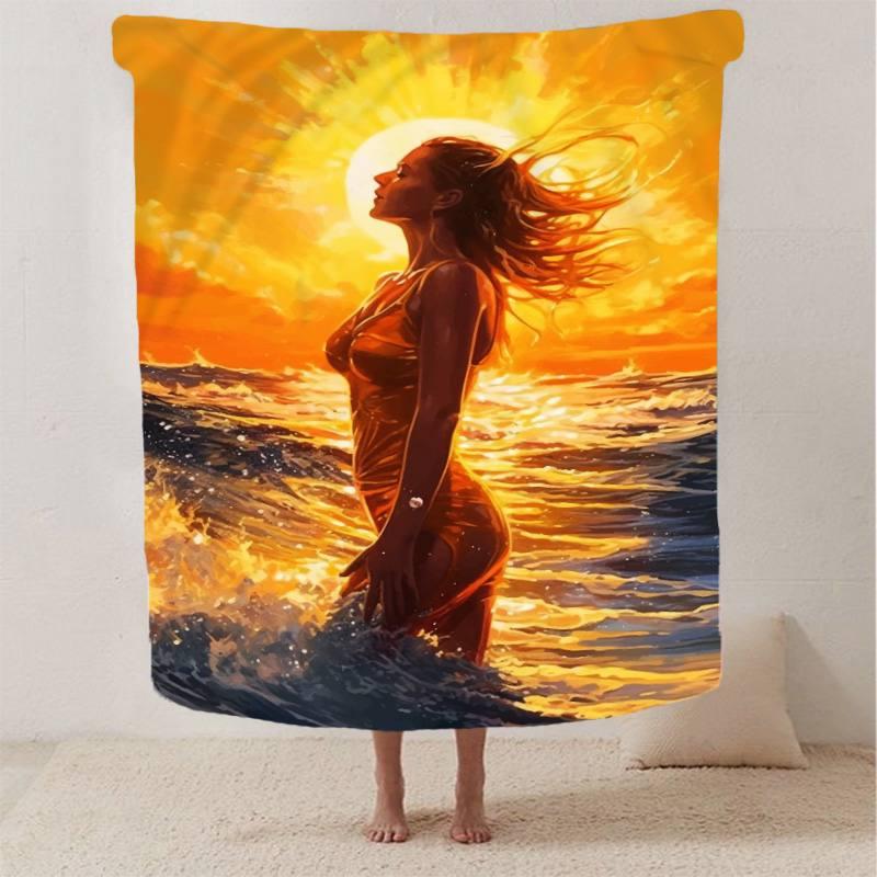 Плед 3D Океанський спокуса 2832_A 13088 160х200 см, фото 1