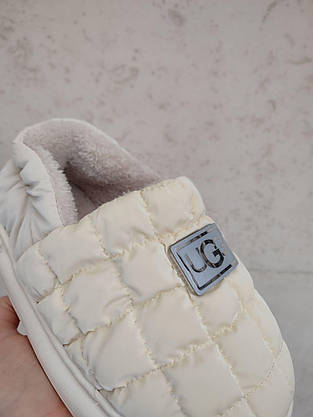 Дутики UGG Жовті на хутрі сліпони автоледі зимові міні уггі короткі, фото 6