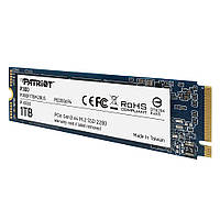 Накопитель SSD M.2 2280 NVMe (PCIe 3.0 x4) 1TB Patriot P300 (P300P1TBM28) R2100MBs W1650MBs # #