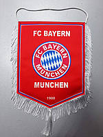 Вымпел тканевой с бахромой FC Bayern Munchen.