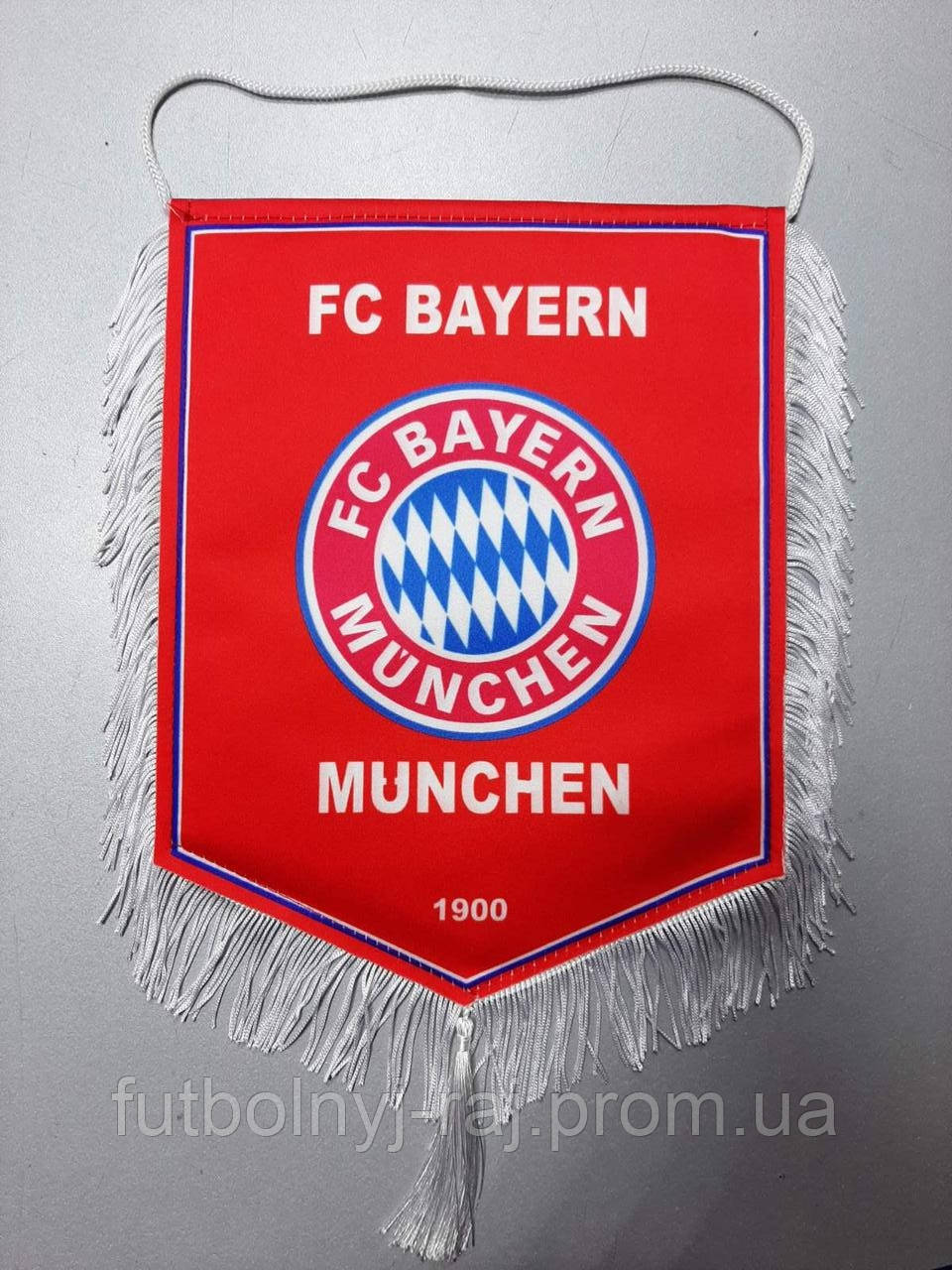 Вимпел тканинний з бахромою FC Bayern Munchen.